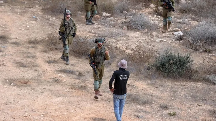 Genocidal Israeli forces intervened against Palestinians trying to harvest olives in the West Bank