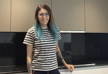 Kıyafet değil yemek tasarlıyor