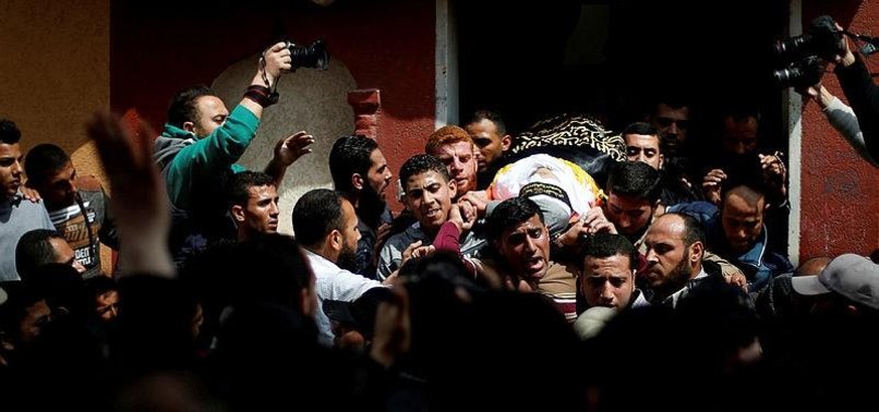 GAZANS BURY TWO YOUTHS MARTYRED BY ISRAELI FIRE