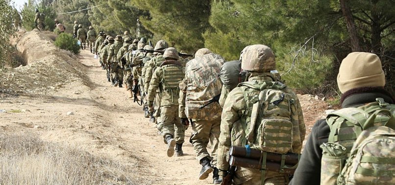 TURKEY FREES 415 SQUARE KILOMETERS IN OPERATION OLIVE BRANCH