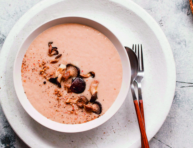 Enginarlı Mantarlı Çorba