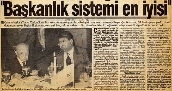 Ekonomik ve sosyal dönüşümün mimarı: Turgut Özal