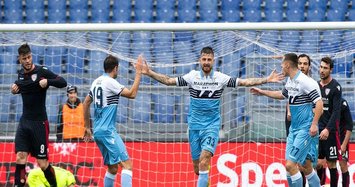 Lazio beat Cagliari 3-1 to move fourth in Serie A