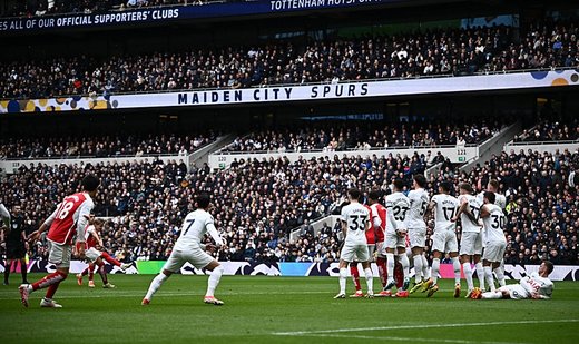 1st-half goals lead Arsenal to 3-2 win over Tottenham Hotspur