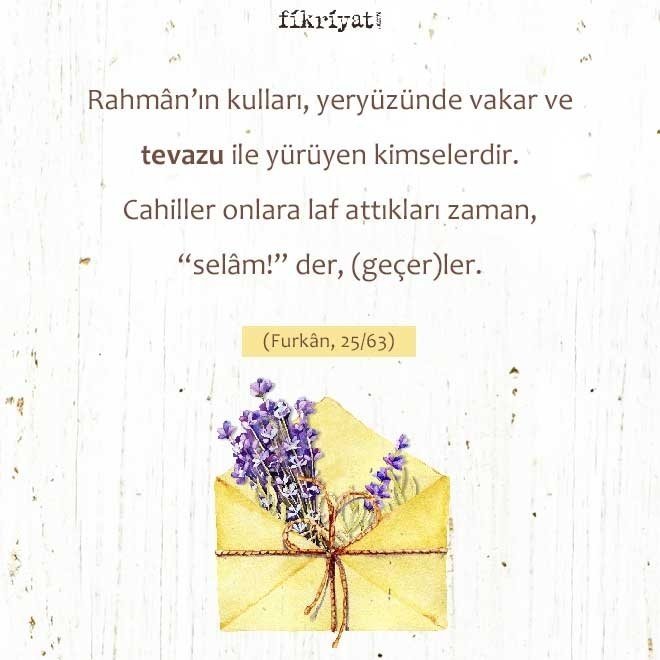 tevazu nedir kur an i kerim ve hadislerde tevazu nasil gecer fikriyat