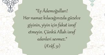 israf ile ilgili ayet ve hadisler