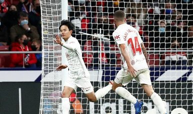 Atletico Madrid sunk by Kubo stoppage-time goal for Mallorca
