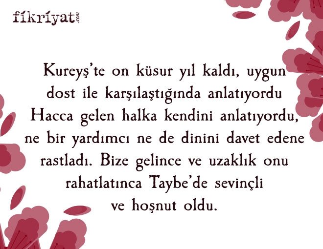 Hassan bin Sabit’in Peygamber Efendimize yazdığı şiirler