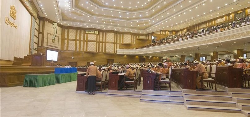MYANMAR MPS REJECT ADMINISTRATION OF MILITARY JUNTA