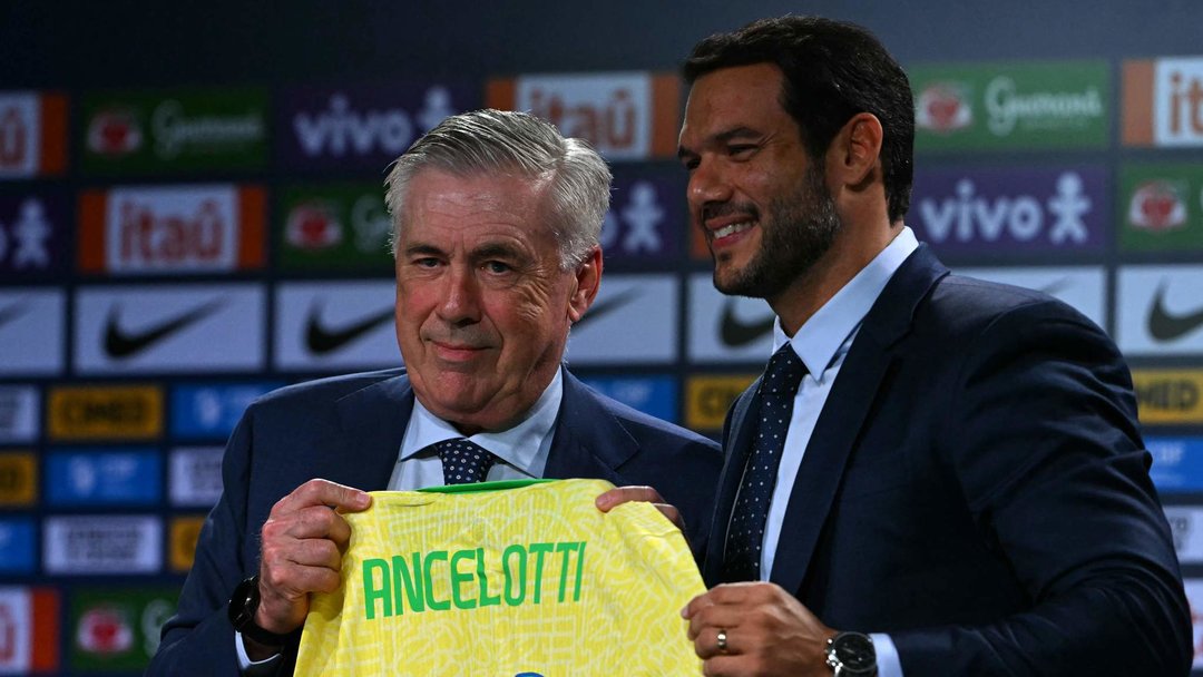 BREZILYA  CARLO ANCELOTTI İLE UZATTI