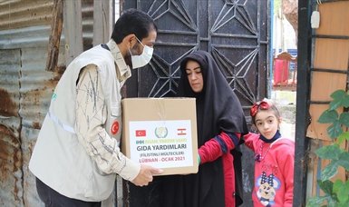 Turkish charity IHH sends humanitarian aid to Palestinian refugees in Lebanese camps