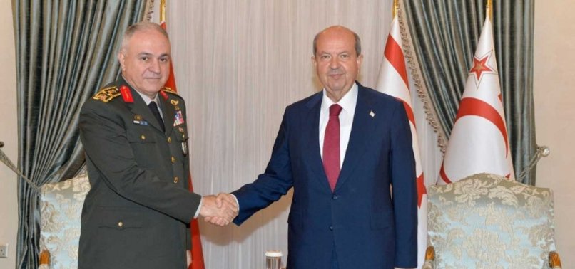 NORTHERN CYPRUS PRESIDENT TATAR RECEIVES TURKISH CHIEF OF GENERAL STAFF GÜRAK