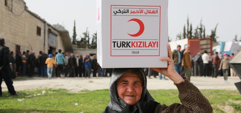 TURKISH RED CRESCENT TAKES LEAD IN UN AID TO SYRIAS DISPLACED