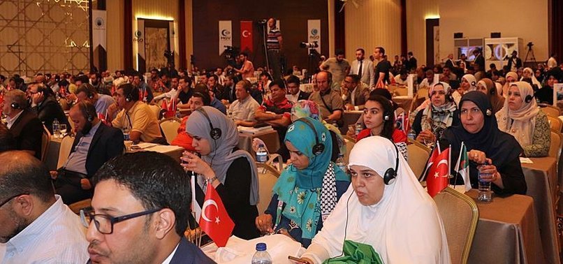 MUSLIM YOUTH GATHER IN ISTANBUL FOR SAKE OF PALESTINE