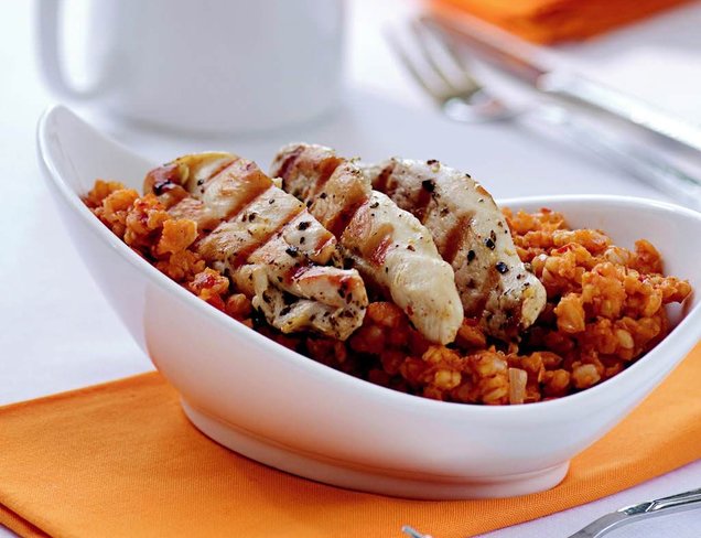 Tavuklu Buğday Salatası