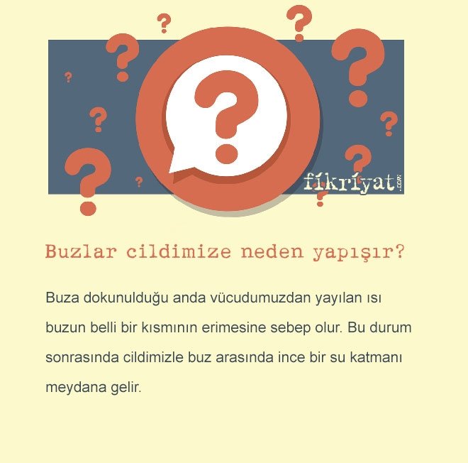 Buzlar cildimize neden yapışır?