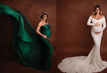 Ece Vahapoğlundan dikkat çeken hamilelik fotoğrafları