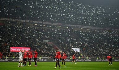 Milan display Martin Luther King quote in racism protest