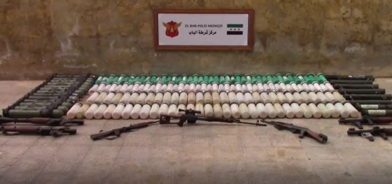 ARMS, AMMUNITION FOR PKK TERRORISTS SEIZED IN N.SYRIA