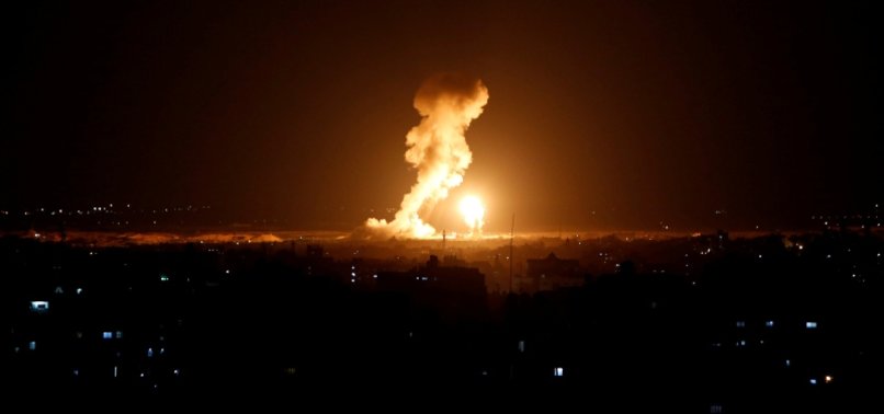 5 PALESTINIANS KILLED AFTER ISRAEL HITS GAZA IN RESPONSE TO ROCKETS FIRED INTO ISRAELI TOWNS