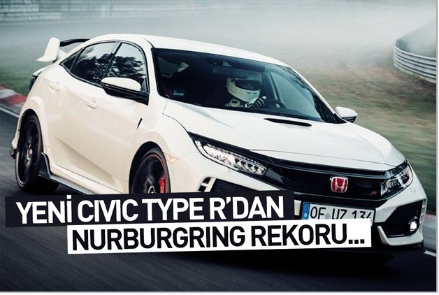 YENİ CİVİC TYPE R’DAN NÜRBURGRİNG REKORU...