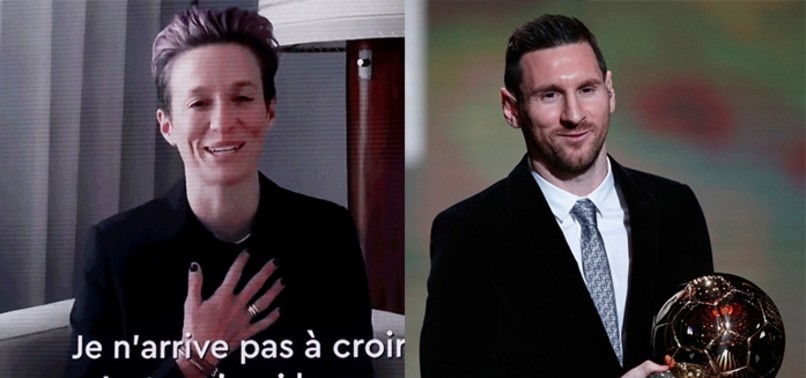 Messi Awarded Sixth Ballon Dor Rapinoe Wins Womens Prize Anews