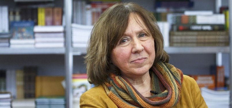 NOBEL PRIZE-WINNING AUTHOR ALEXIEVICH FLEES BELARUS