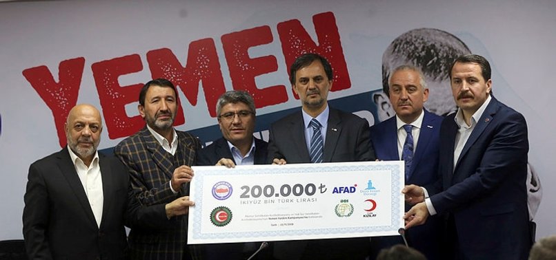 TURKISH HUMANITARIAN GROUPS LAUNCH CAMPAIGN FOR YEMENIS