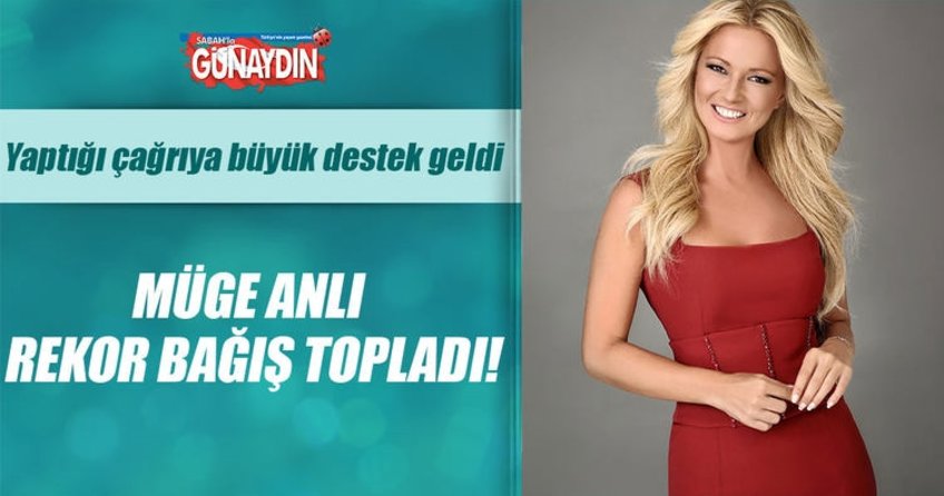 Müge Anlı rekor bağış topladı