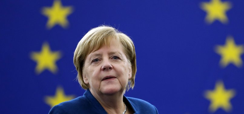GERMANYS MERKEL CALLS FOR CREATION OF REAL, TRUE EUROPEAN ARMY