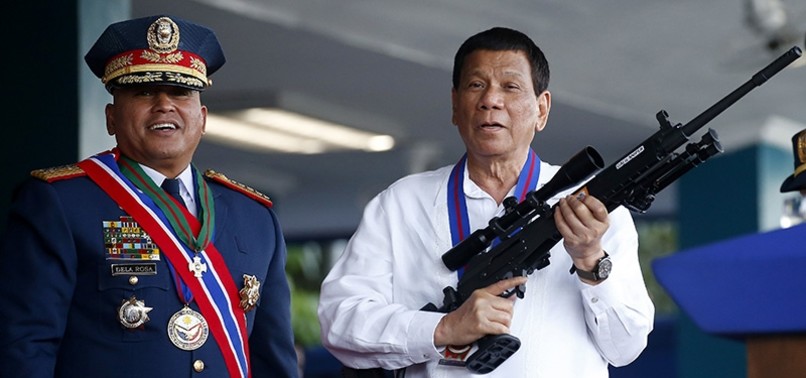 PHILIPPINES’ DUTERTE SEEKING ARMS DEAL ON ISRAEL VISIT