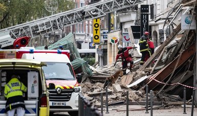 Two buildings collapse in northern French city of Lille