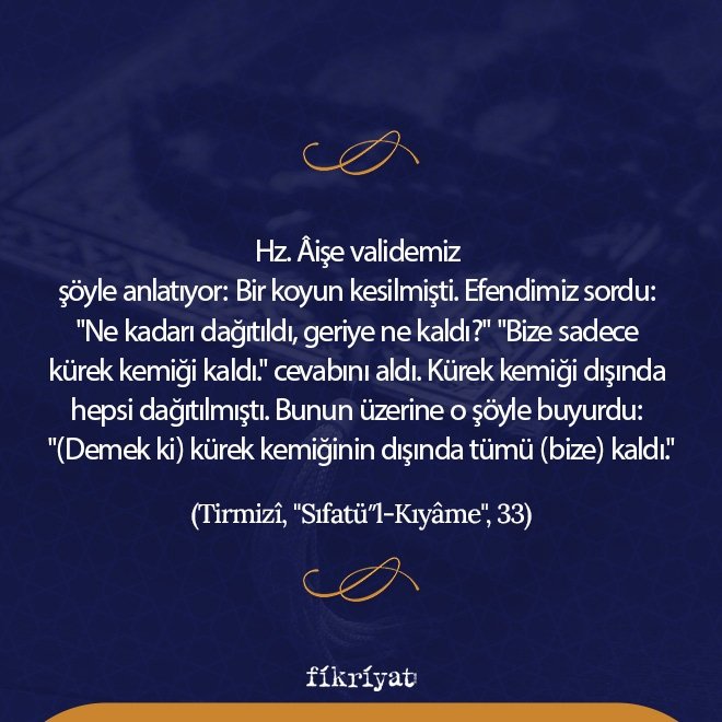 KURBAN BAYRAMI FAZİLETİ