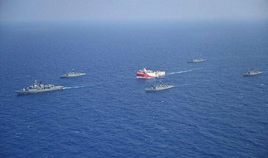 Turkish Navy guards Oruç Reis ship for 82 days