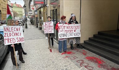 Pro-Palestine protestors at Israeli event in Prague threatened with rape in broad daylight