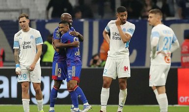 Marseille's lead in race for 2nd shrinks after loss to Lyon