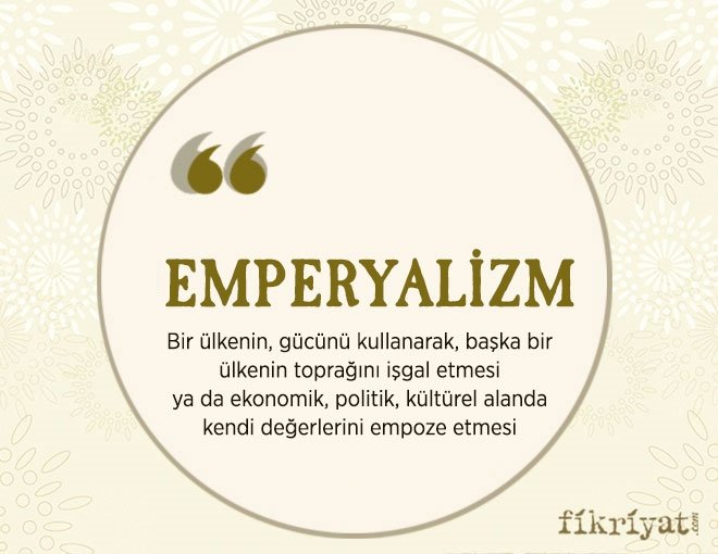 EMPERYALİZM