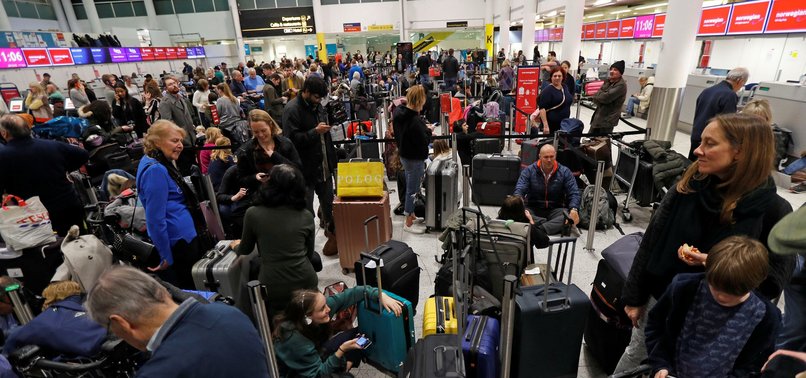 TRAVELERS FACE CHAOS AS DRONES SHUT LONDONS GATWICK AIRPORT