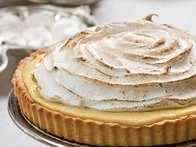 Portakallı Merengli Tart