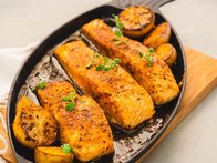 Fırında Somon ve Patates