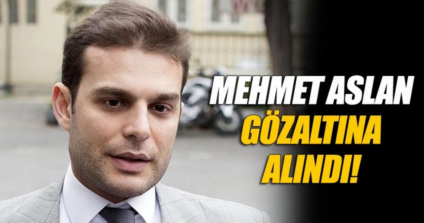 Ünlü oyuncu Mehmet Aslan gözaltına alındı