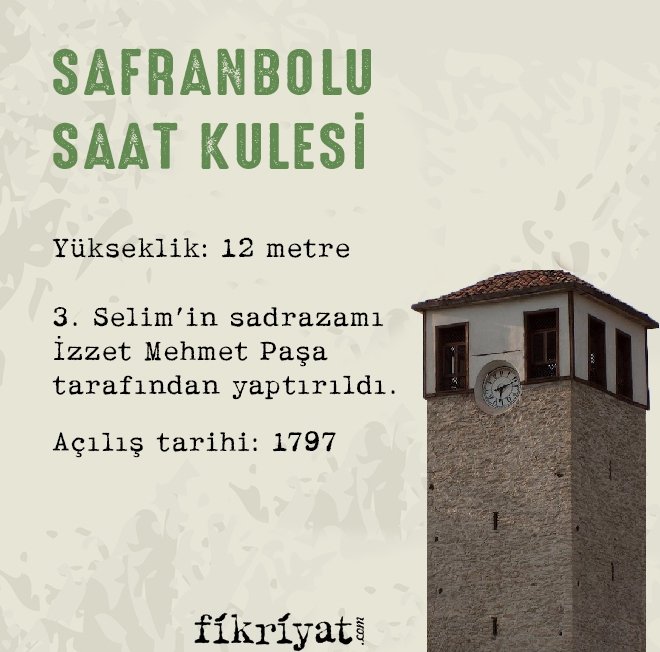 SAFRANBOLU SAAT KULESİ