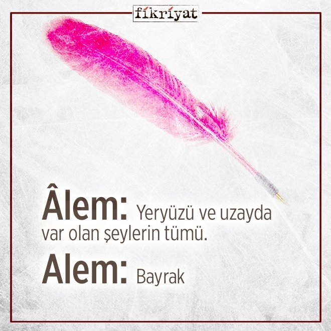 Anlamları birbirine karıştırılan sözcükler