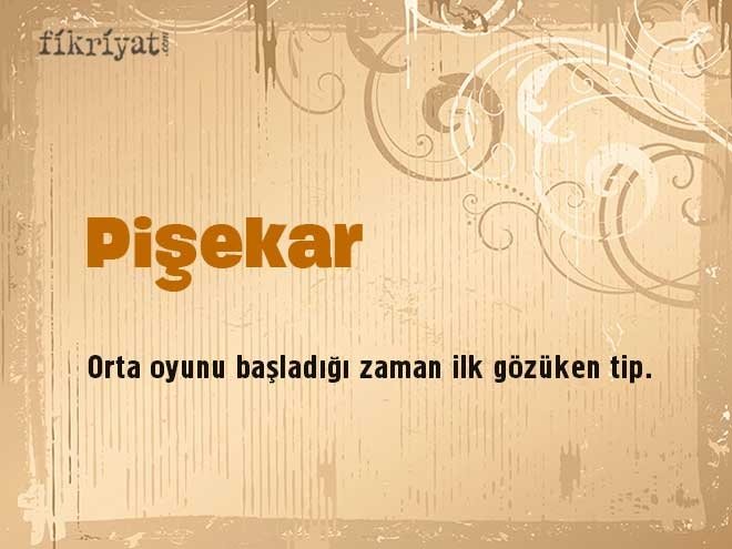 Pişekar