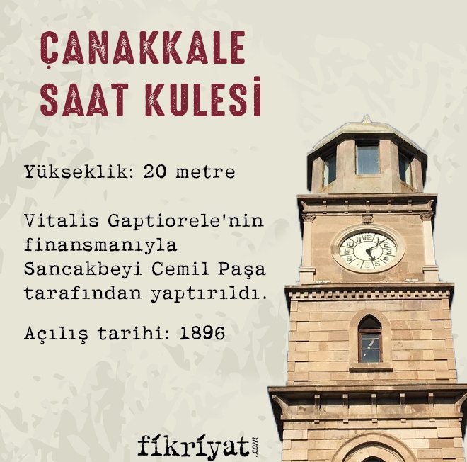 ÇANAKKALE SAAT KULESİ