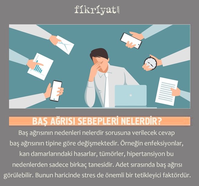 BAŞ AĞRISININ SEBEPLERİ NELERDİR?