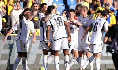Late Tchouameni header gives Real Madrid 2-1 Las Palmas win and top spot
