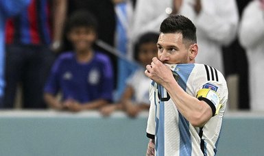 Maradona is watching us from above and pushing us: Messi