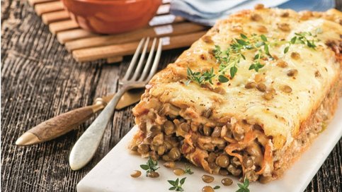 Yeşil Mercimekli Lazanya Tarifi