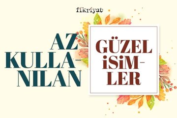 Az Kullanılan Güzel İsimler